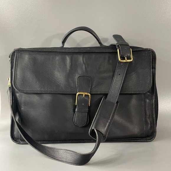 Authentic Vintage 1996 Coach Top Handle Briefcase Bag # 0537 - Picture 1 of 12